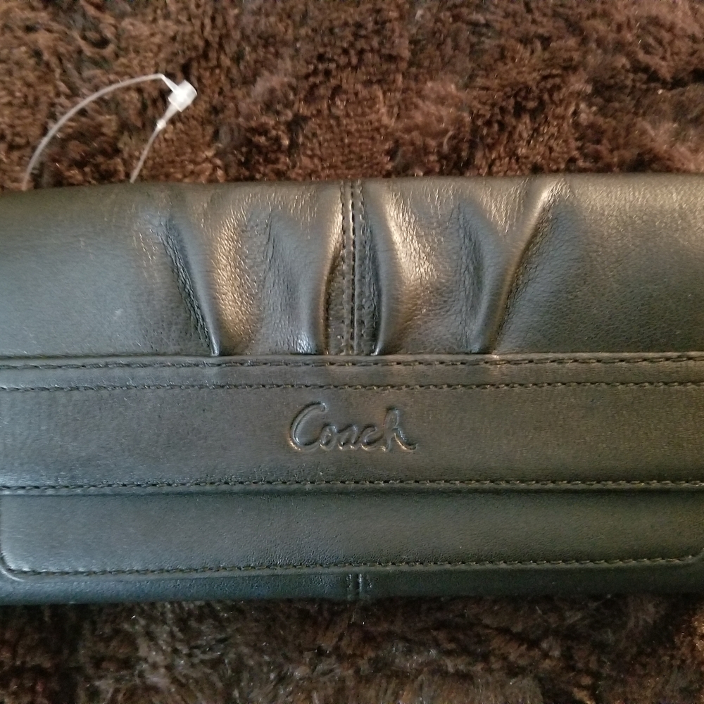Coach Black Leather Wallet